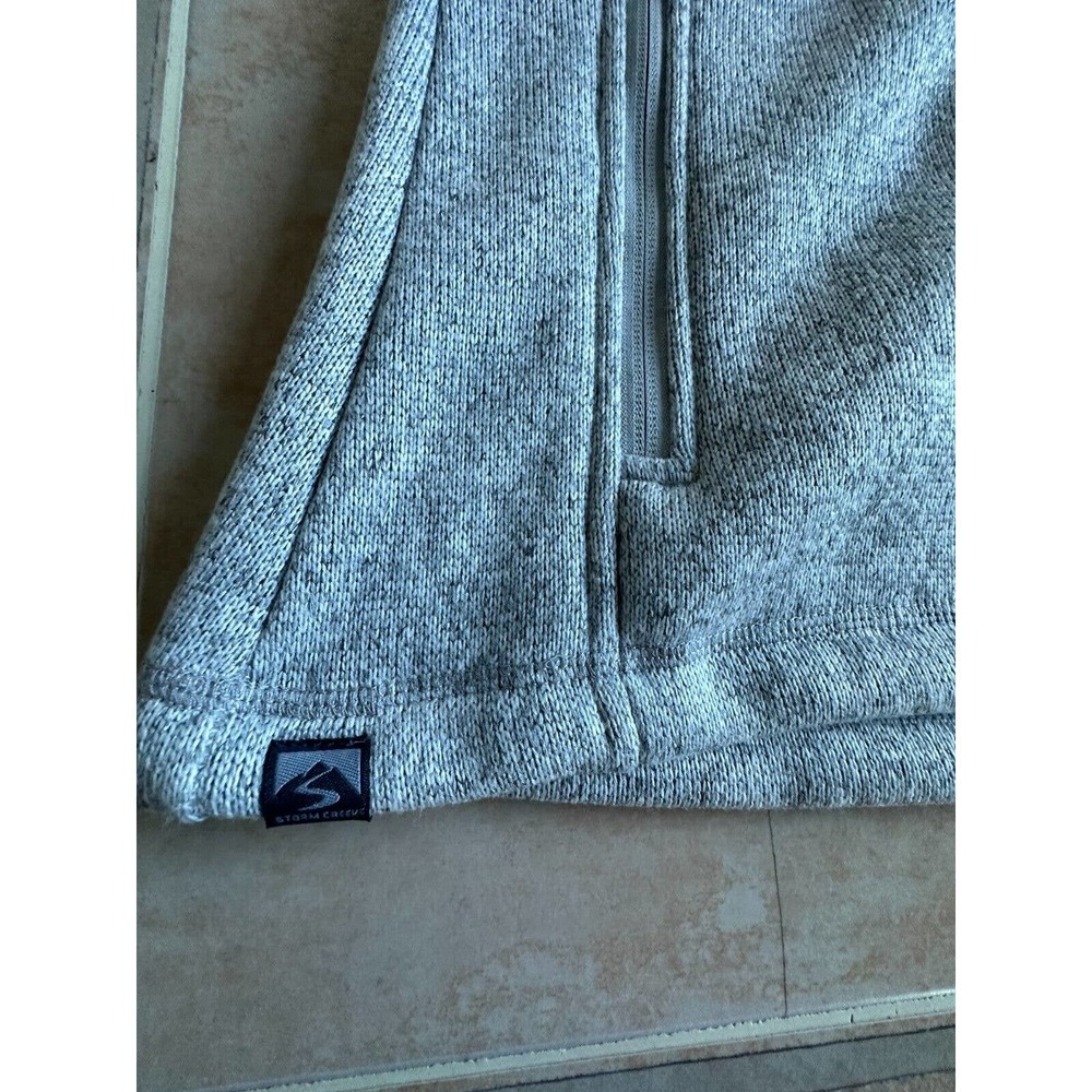 Storm Creek 4635 Gray Sweater Fleece Vest Women size XS - Picture 4 of 8